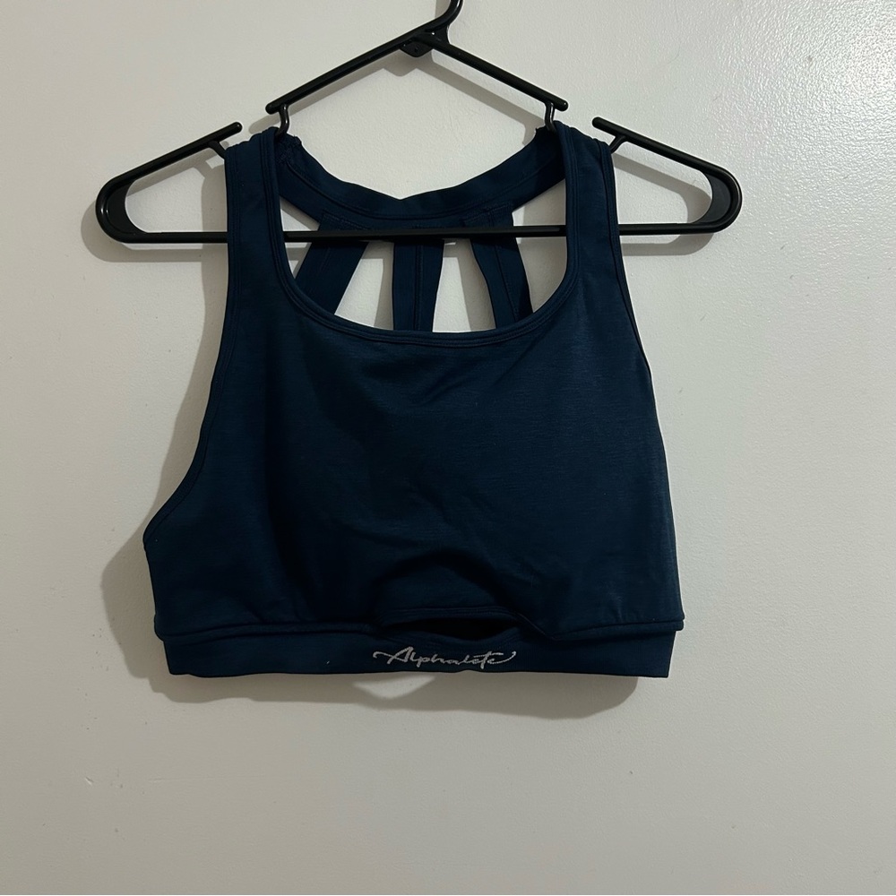 Alphalete Trinity sports bra in the color Moonlight Size XL NWOT